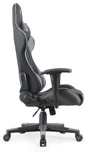 Herní židle k PC Sracer R5 s područkami nosnost 130 kg černá-šedá