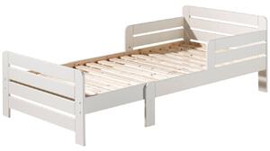 Bílá borovicová dětská rostoucí postel Vipack Jumper 90 x 140/160/200 cm