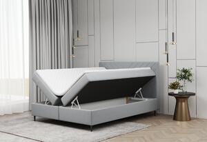 Čalouněná postel boxspring BALTICO + topper, 120x200, matt velvet 08