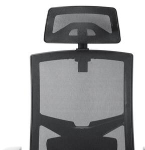 ALBA kancelářská židle GAME Šéf, nosnost 150 kg záruka 5 let, černá, Mechanika: Synchronní, Hlavová opěrka: Ano, Bederní opěrka: Ano, Područky: P44 PU, Kříž: Plastový černý, kolečka