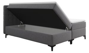 Čalouněná postel boxspring CHANTAL + topper, 140x200, soft 17