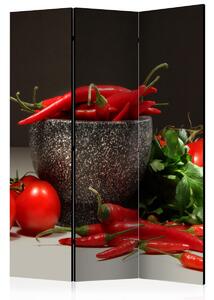 Paraván chilli papričky Velikost (šířka x výška): 135x172 cm