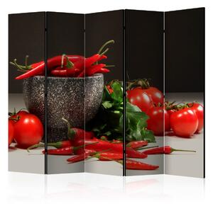 Paraván chilli papričky Velikost (šířka x výška): 135x172 cm