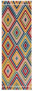 Flair Rugs Běhoun Miami Bay Diamond Multi – na ven i na doma - 80x230 cm