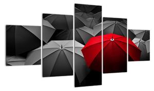 Obraz deštníků (125x70cm)