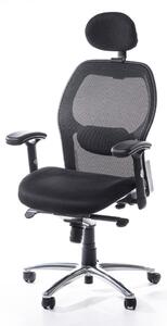 SEDIA kancelářská židle W-42C, černá