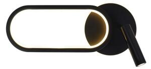 LED Nástěnné svítidlo MONET LED/13W/230V + LED/2W 3000/4000/6000K černá