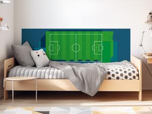FUGU Fotbal tmavá - ochrana na stěnu za postel Football dark Varianta ochrany zdi: Delší strana postele 200x65 cm