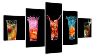 Obraz do kuchyně - letní drinky (125x70cm)