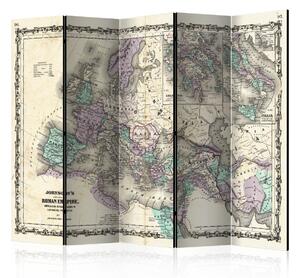 Paraván Římská říše mapa Velikost (šířka x výška): 225x172 cm