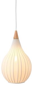 Halo Design 746262 - Lustr na lanku DROPS 1xE27/40W/230V pr. 30 cm bílá/dub