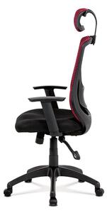 AUTRONIC kancelářská židle KA-A186 RED, černá-vínová