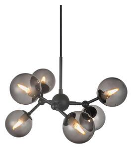 Halo Design 736553 - Lustr na lanku ATOM 6xG9/28W/230V pr. 45 cm černá/k. černá