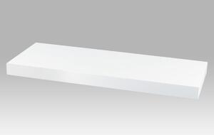 Polička nástěnná 60 cm, MDF, barva bílý mat, baleno v ochranné fólii