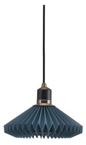Halo Design 744060- Lustr na lanku PARIS 1xG9/28W/230V pr. 24 cm modrá/mosaz/dub
