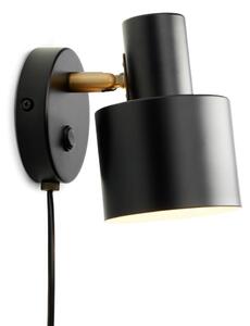 Halo Design 746880 - Nástěnné bodové svítidlo VOGUE 1xE27/40W/230V černá/mosaz