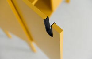 Matně hořčicově žlutá lakovaná komoda Tenzo Uno 76 x 40 cm