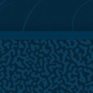 Murando DeLuxe Modré kachle Klasické tapety: 50x1000 cm - vliesové