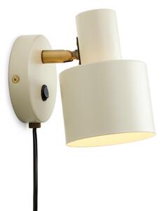 Halo Design 746873 - Nástěnné bodové svítidlo VOGUE 1xE27/40W/230V krémová/mosaz