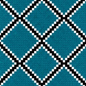 Murando DeLuxe Mozaiková modrá Klasické tapety: 50x1000 cm - vliesové