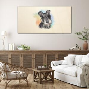 Obraz na skle Obraz na skle Malování zvířecí pes