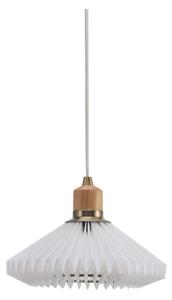 Halo Design 744053 - Lustr na lanku PARIS 1xG9/28W/230V pr. 24 cm bílá/mosaz/dub