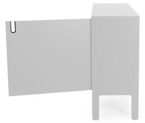 Matně bílá lakovaná komoda Tenzo Uno 148 x 40 cm