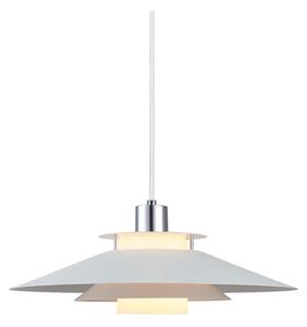 Halo Design 990792 - Lustr na lanku RIVOLI 1xE27/40W/230V pr. 40 cm bílá/l.chrom