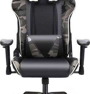Herní židle k PC Sracer ARMY s područkami nosnost 130 kg černá