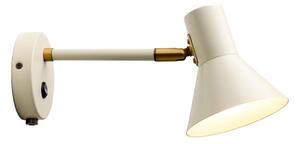Halo Design 747443 - Nástěnná lampička STYLE 1xE14/25W/230V krémová/mosaz