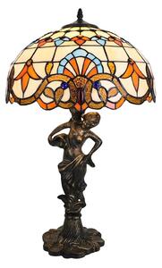 Brilagi - Tiffany vitrážová stolní lampa MIRABELLA 1xE27/60W/230V