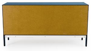 Matně petrolejově modrá lakovaná komoda Tenzo Uno 171 x 46 cm