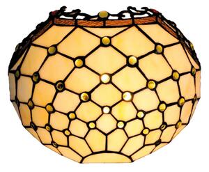 Brilagi - Tiffany vitrážové nástěnné svítidlo IVORY 1xE14/40W/230V