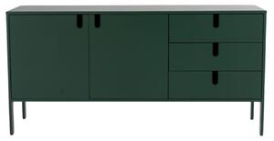 Matně zelená lakovaná komoda Tenzo Uno 171 x 46 cm