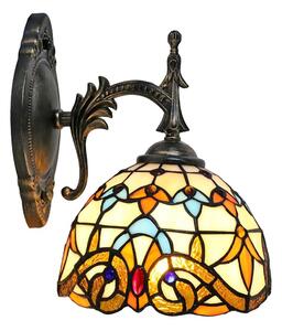Brilagi - Tiffany vitrážová nástěnná lampa MIRABELLA 1xE14/40W/230V