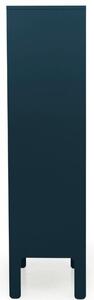 Matně petrolejově modrá lakovaná knihovna Tenzo Uno 152 x 76 cm
