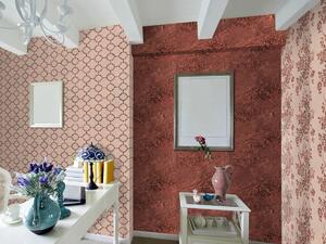 Murando DeLuxe Růžová mozaika Klasické tapety: 50x1000 cm - vliesové