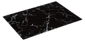 Krájecí prkénko Glass Marble, černá, 40x30 cm