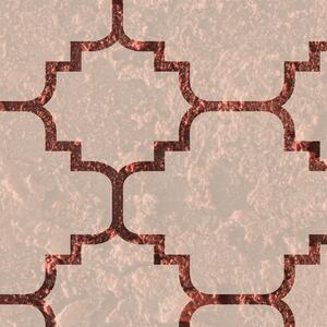 Murando DeLuxe Růžová mozaika Klasické tapety: 50x1000 cm - vliesové