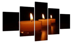 Obraz svíček (125x70cm)