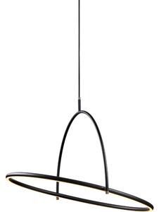 Halo Design 749546 - LED Stm. lustr na lanku TILT LED/40W/230V pr. 60 cm černá