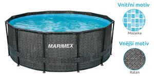 Marimex | Bazén Marimex Florida 3,66x1,22 m s pískovou filtrací - motiv RATAN | 19900121