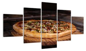Obraz pizza - obraz do kuchyně (125x70cm)