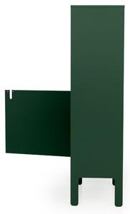 Matně zelená lakovaná knihovna Tenzo Uno 152 x 76 cm
