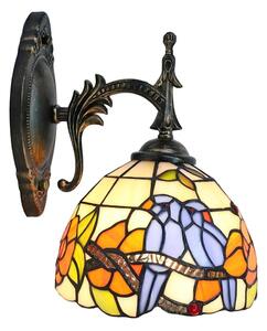Brilagi - Tiffany vitrážová nástěnná lampa JUNGLE 1xE14/40W/230V