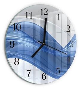 Skleněné nástěnné hodiny Abstraktní čáry zsoc-fi30-00171260