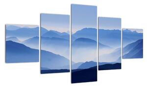 Modré hory - obrazy na stěnu (125x70cm)