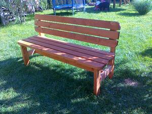 Samostatná lavice Vilma 180 - barvená (Samostatná lavice barvená v prodloužené délce 180 cm)