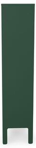 Matně zelená lakovaná knihovna Tenzo Uno 176 x 109 cm