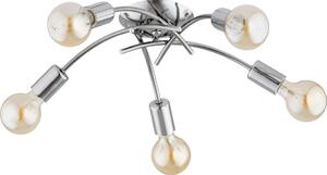 Přisazený lustr TORIZO 5xE27/15W/230V lesklý chrom
